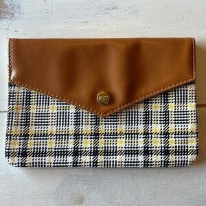 Ipsy Houndstooth Cosmetics Makeup Glam Travel Bag FREE with any $15 purchase!